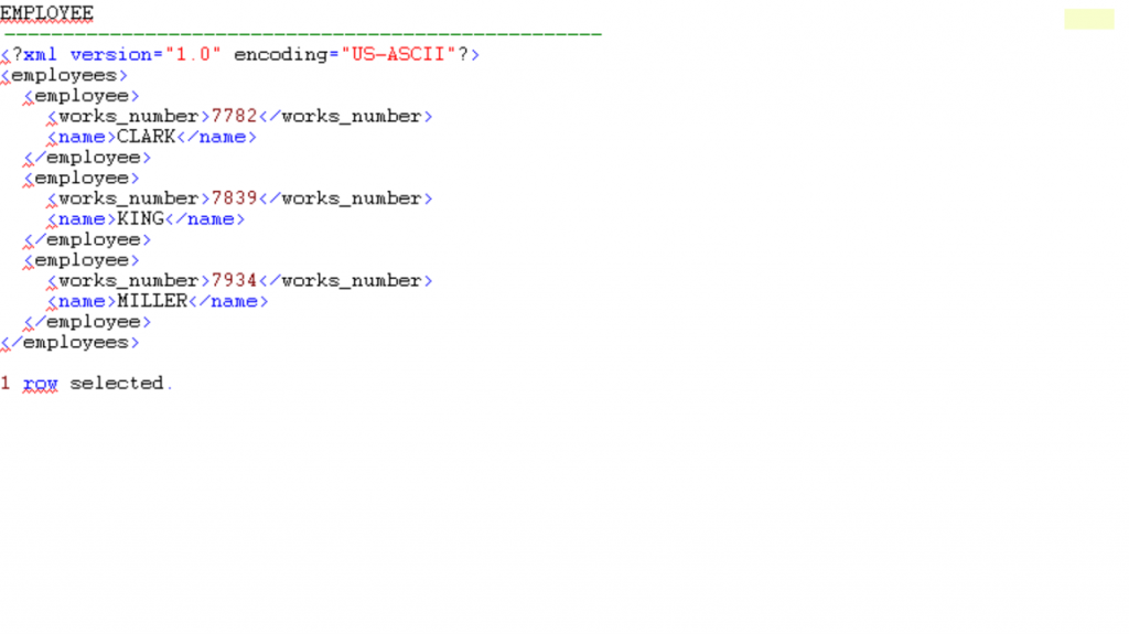 Generating and extracting XML using oracle SQL – Doyensys Blog