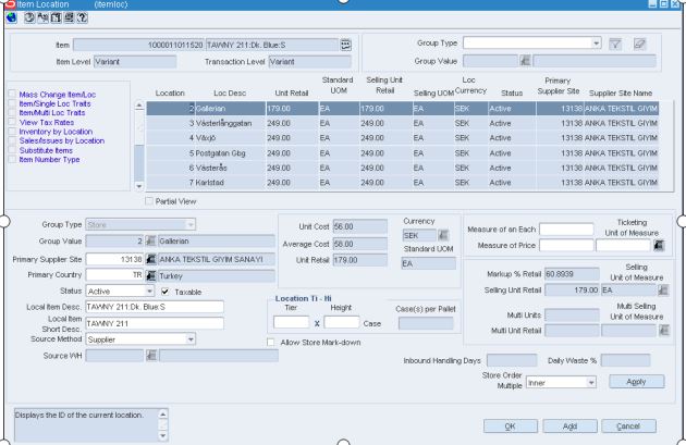 Item Ranging – Oracle Retail Merchandising System Module – Doyensys Blog