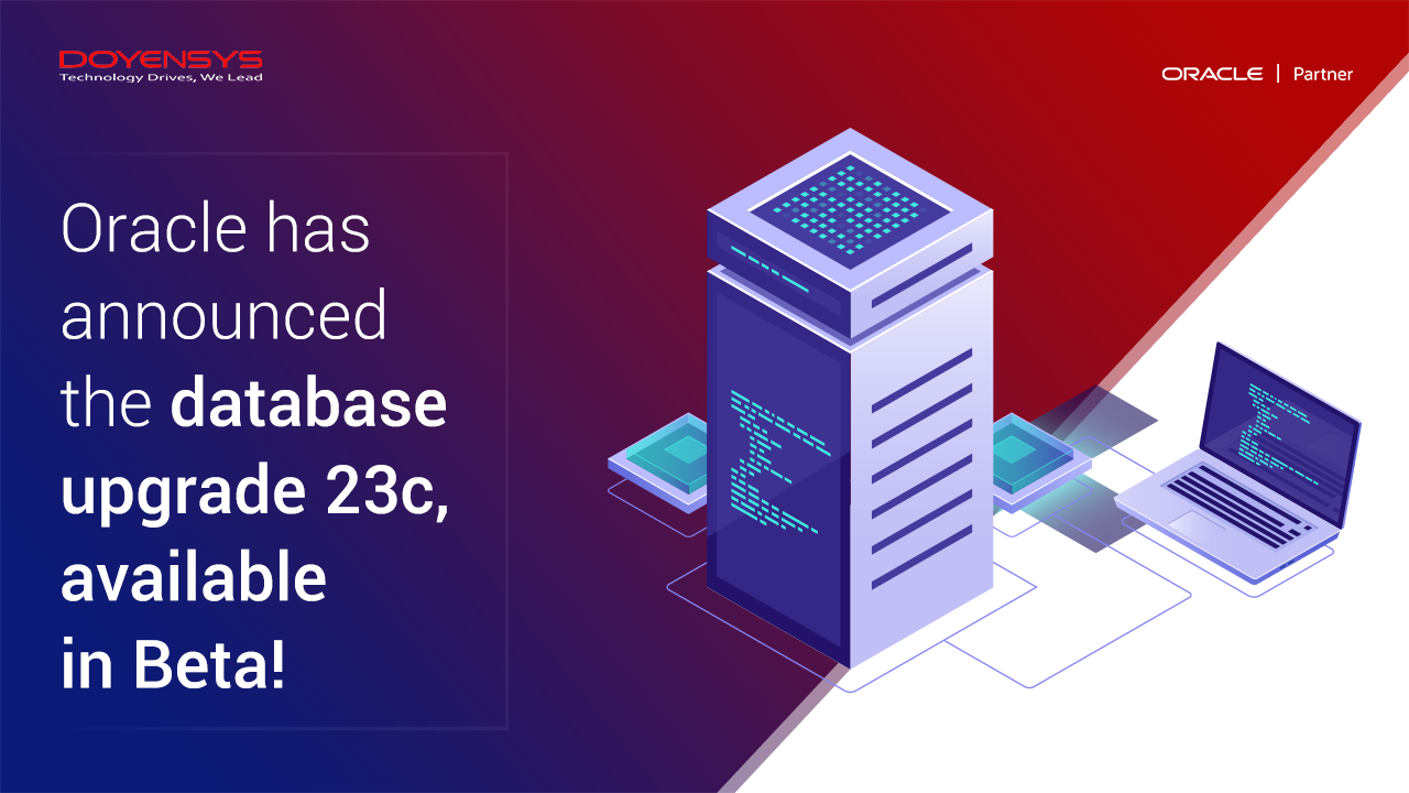 Oracle has announced the database upgrade 23c, available in Beta