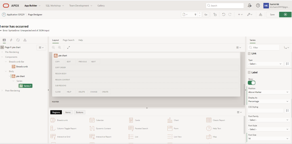 Creating Pie and Combination Charts in Oracle Apex 22.2 – Doyensys Blog