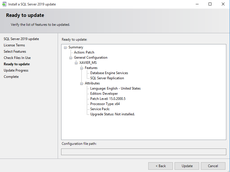 Patching sql server 2019 version doyensys blog