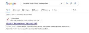 How to Install Apache Nifi in Windows