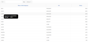 TOOL-TIP FOR THE REPORT COLUMN