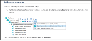 TOSCA Exception Handling