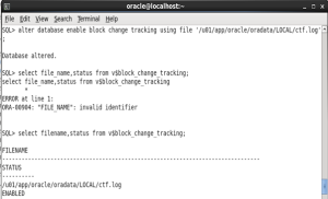 Block change Tracking (BCT)