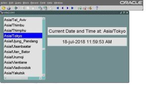 Display Any Country’s Current Date and Time in Oracle Forms