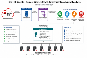 Red Hat Satellite Content Views, Lifecycle Environments and Activation Keys – A Practical Enterprise Design
