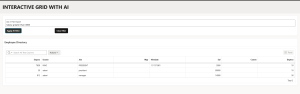 Natural Language Filtering in Oracle APEX 26.1 Using Cohere AI