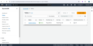 Backup a DynamoDB Table Using AWS Management Console
