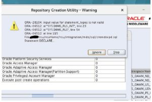 RCU Fails with ORA-28104, ORA-06512 Errors when 12.2.x Database is Used