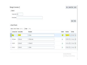 Oracle Fusion Configuration – General Ledger
