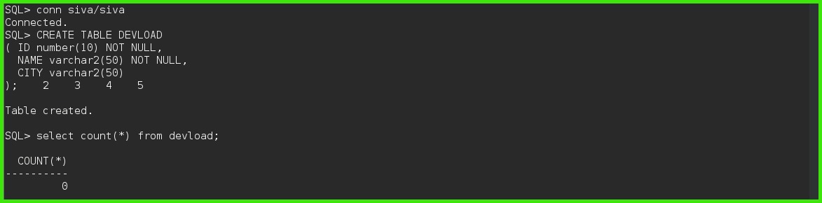Importing excel data to oracle table using sqldeveloper