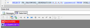 Password Generation