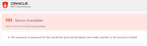 Error while accessing Apex URL