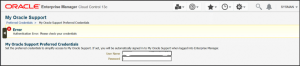 Troubleshooting Support Connectivity Issues in OEM 13.5