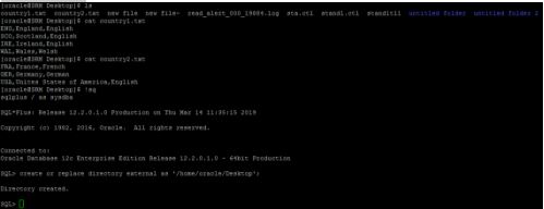 External tables & tkprof in DBA