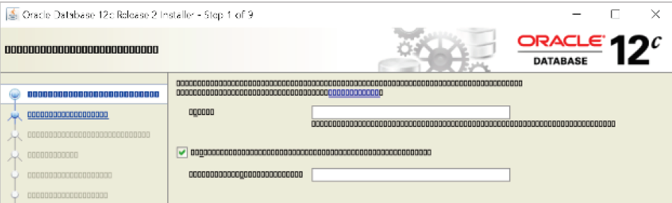 Unknown fonts while installing oracle database