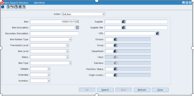 Item Ranging – Oracle Retail Merchandising System Module