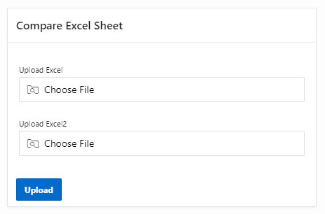 Compare Two Excel Files and send report as E-mail in Oracle Apex