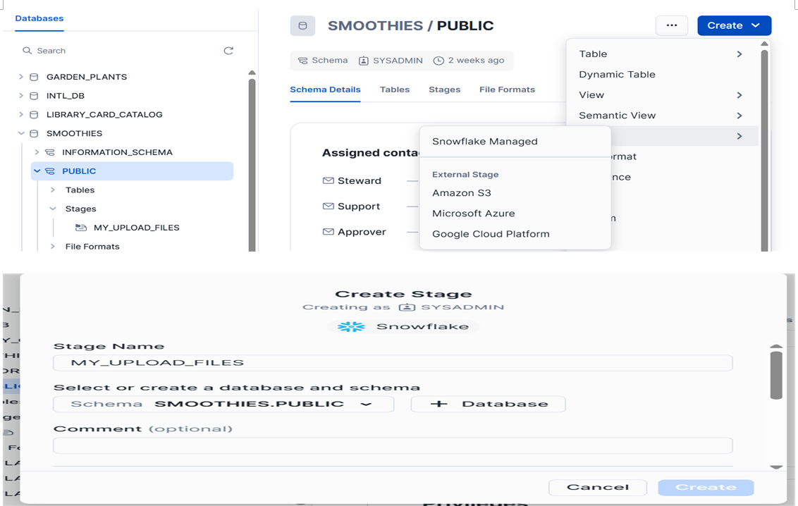 Load Data into Snowflake DB Table