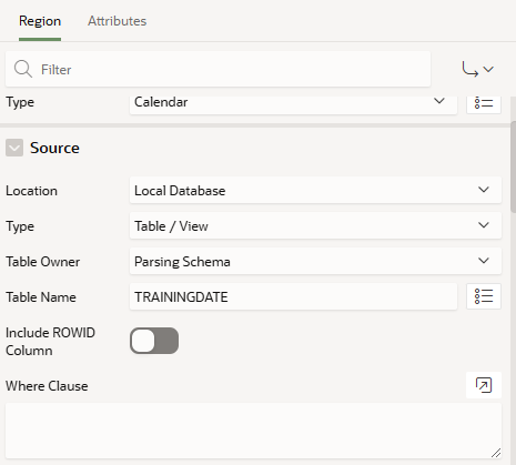 How to customize calendar using APEX API in Oracle APEX