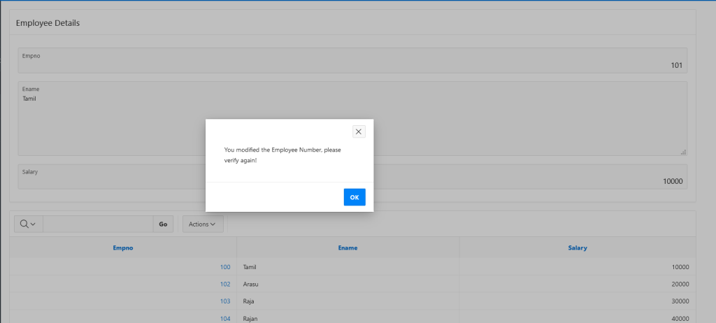 How to Add JavaScript Alert When Item Value is Changed - Oracle ...