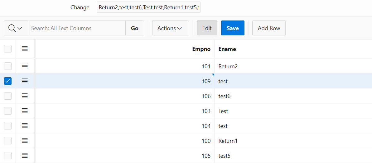 How to set the interactive grid column values to the page item - Oracle ...