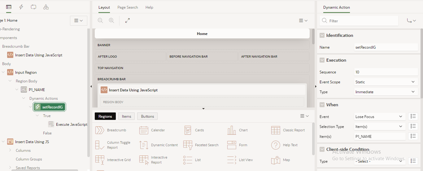 Inserting a new Record into an Interactive Grid using Java Scripts ...