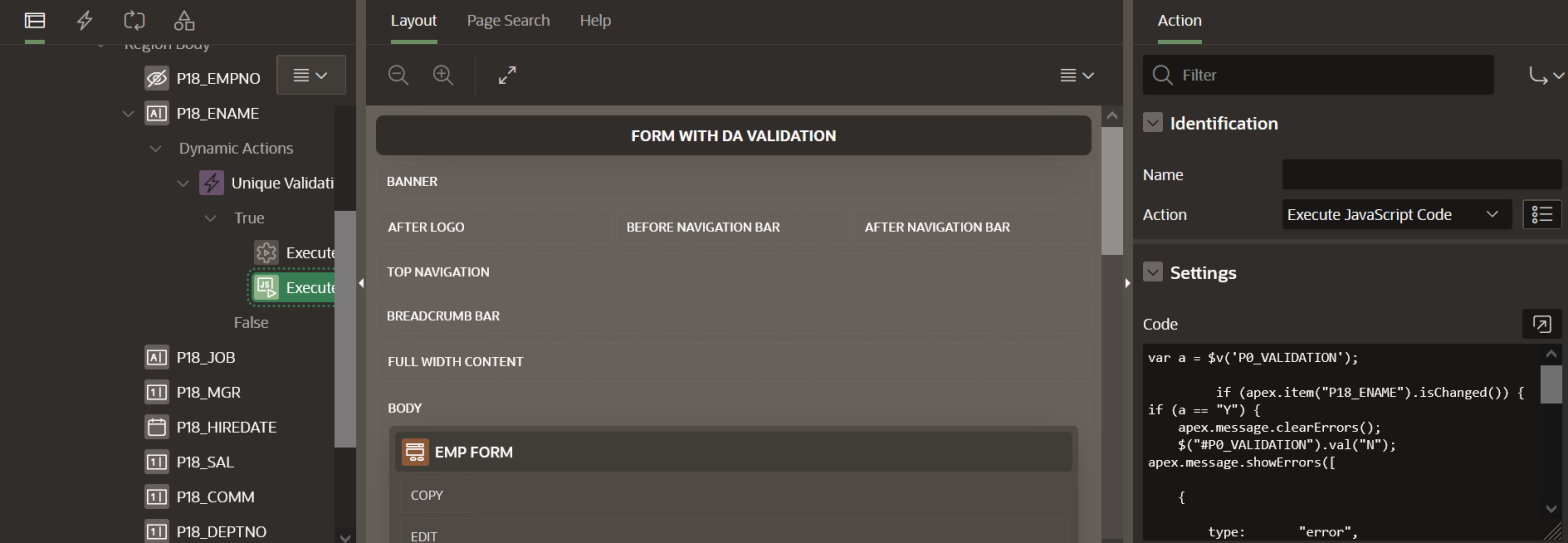 How to Add Validation Using Dynamic Action in Oracle Apex - Oracle ...