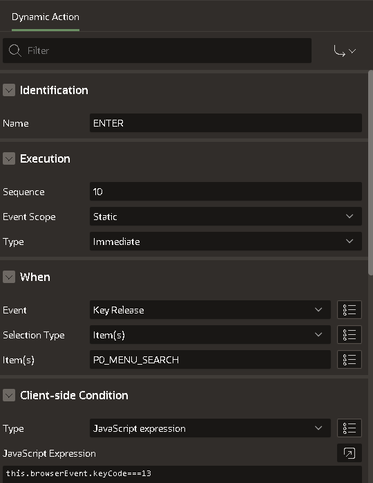 Quick Menu Navigation In APEX - Oracle Consulting Services | USA | 99% ...