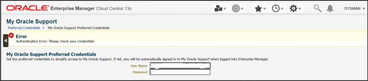 Troubleshooting Support Connectivity Issues in OEM 13.5 - Oracle ...